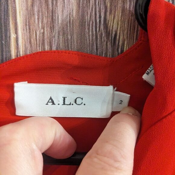 A.L.C. Red Dress - Picture 4 of 7